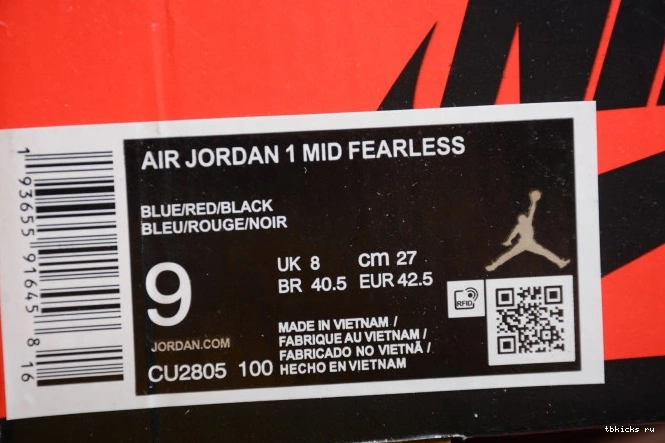 Rep TB Great Jordan 1 Fearless CU2805-100 SE Mid Blue Air the 0716
